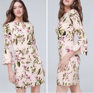 White House Black Market Shift Dress With Petal Sleeves